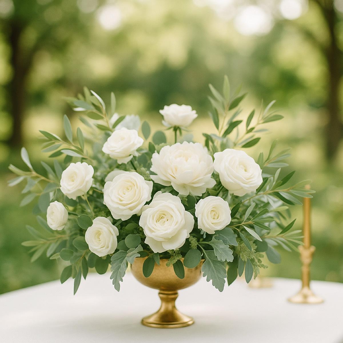 Wedding floral arrangement